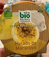 Helado bio del maracuya