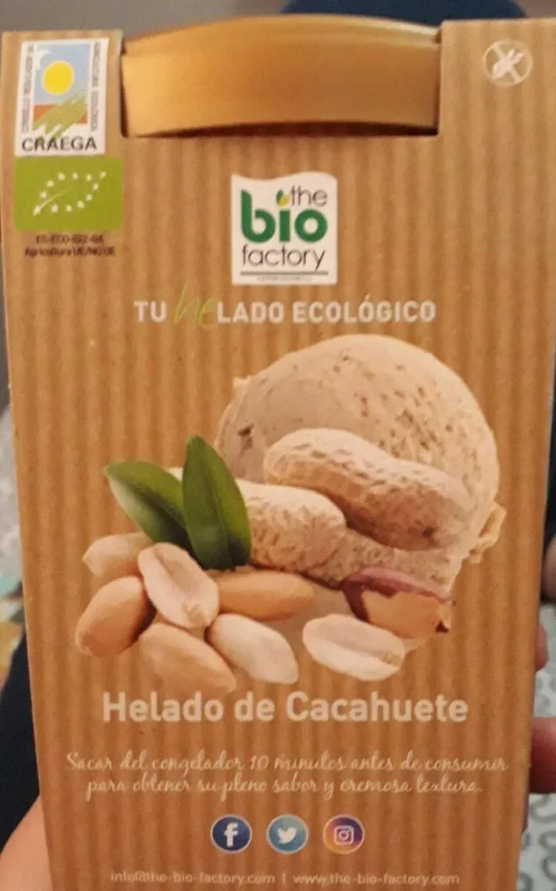 Helado de cacahuete