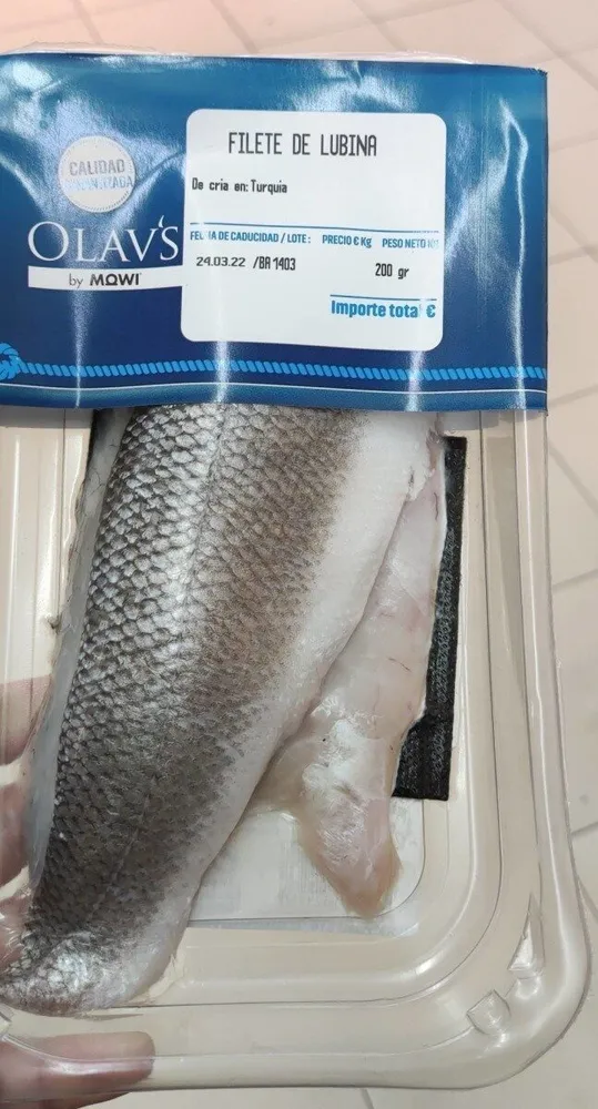 Filete de lubina