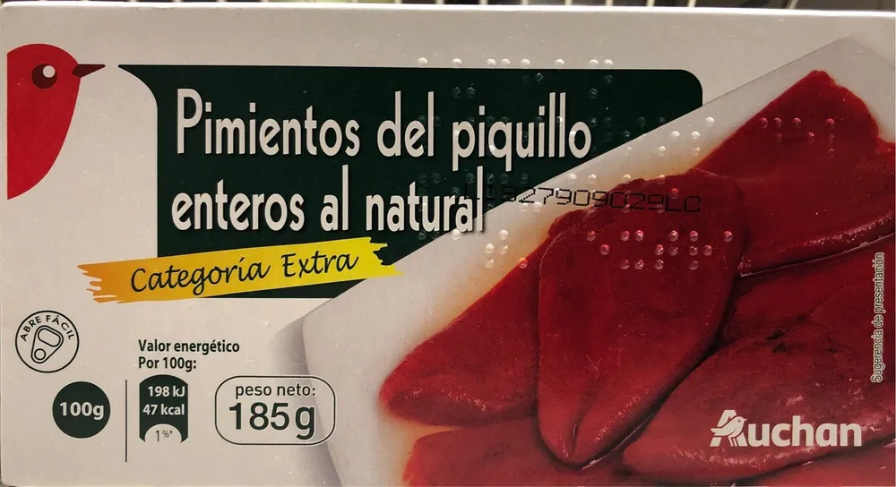 Pimientos del piquillo enteros al natural