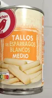 Tallos de espárragos blancos medio