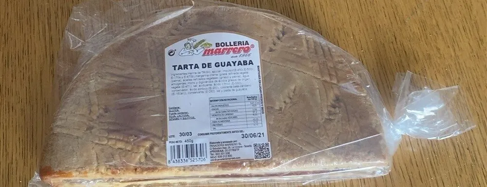 Tarta de guayaba