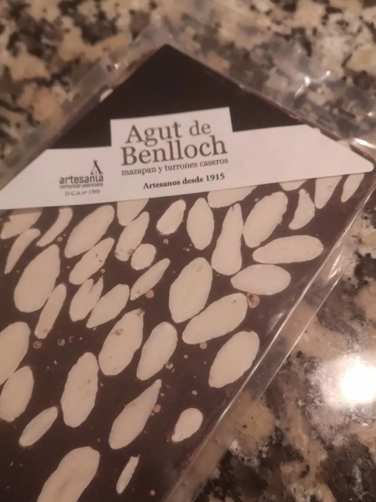 Turrón chocolate negro artesano