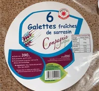6 galettes fraîches de Sarrasin