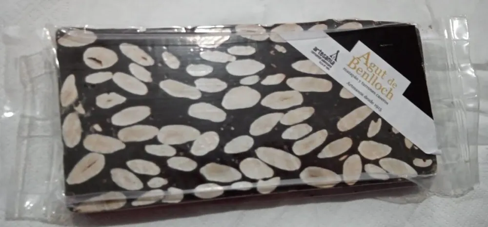 Turrón chocolate sin azúcar añadido
