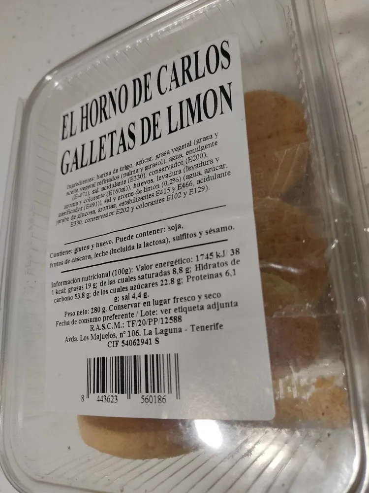Galletas de limón