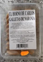 Galletas de naranja