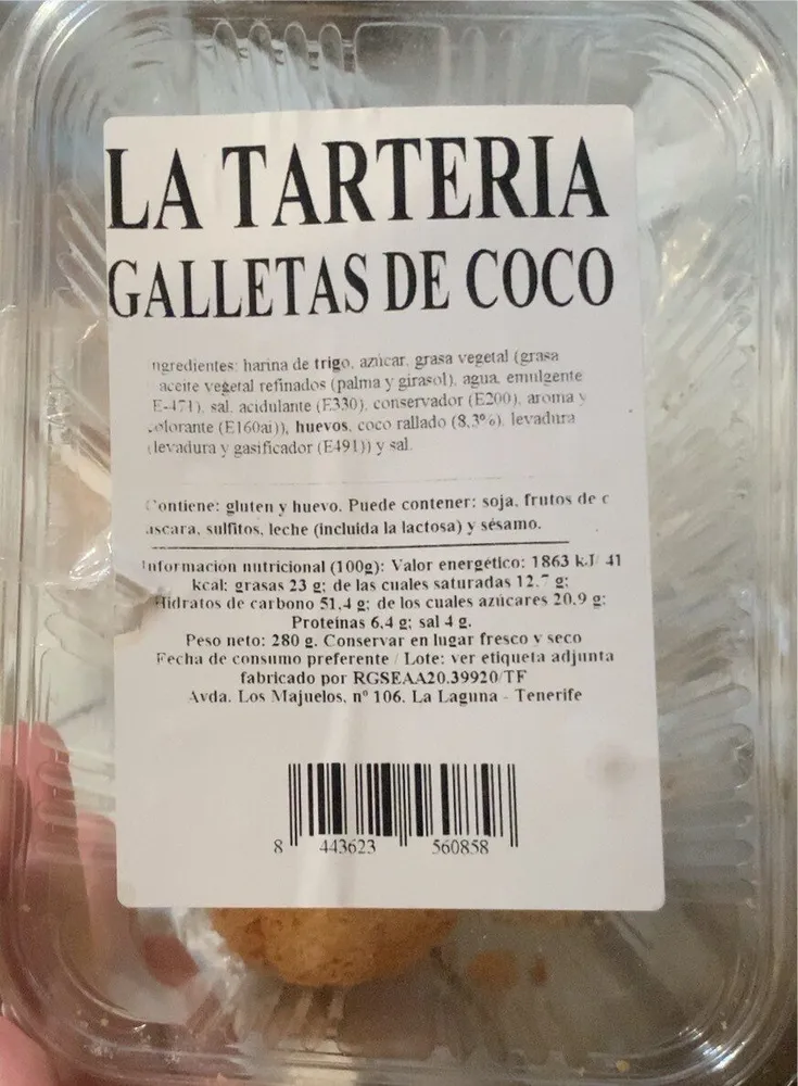 Galletas de coco