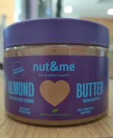 Crema de almendras con piel