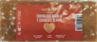 Turrón con naranja y chocolate blanco