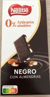 Chocolate negro con almendras