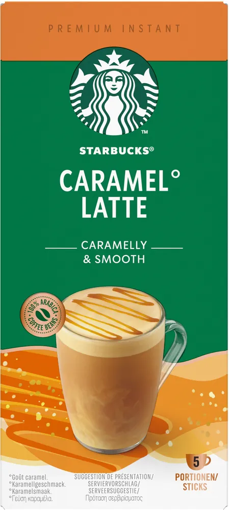 STARBUCKS Spécialités instantanées en stick - Caramel