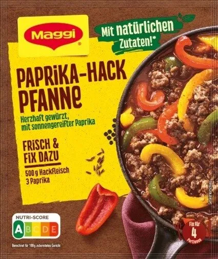 Fix Paprika-Hackfleisch-Pfanne