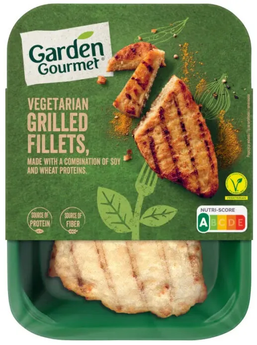 Vegetarian grilled fillets