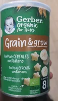 Grain grow  Puffs de Cereales con Plátano