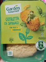 Cotoletta di Spinaci con riso e formaggio