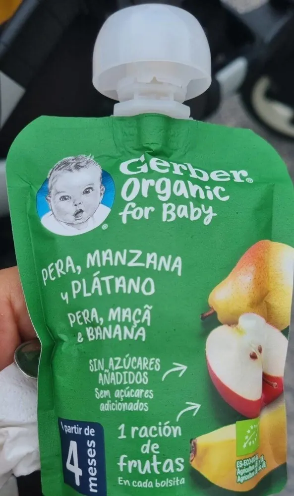 Pera manzana y platano