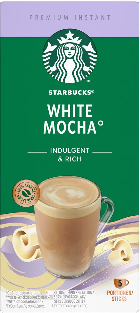 STARBUCKS Spécialités instantanées en stick - White Mocha