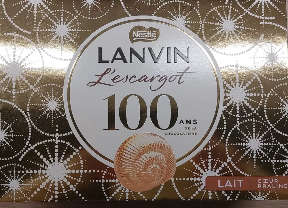 L'escargot Lait cœur praliné