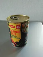Ein Teller Hühner Reis Eintopf