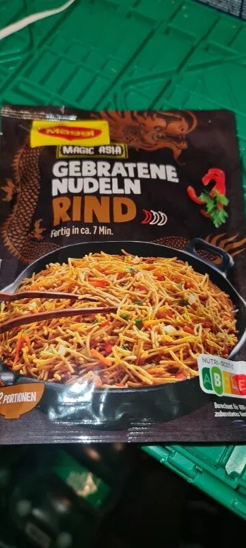 Gebratene Nudeln Rind