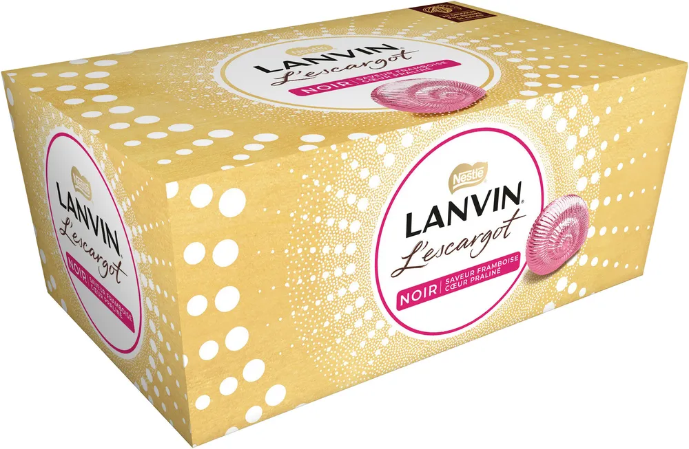 Lanvin l'escargot noir framboise