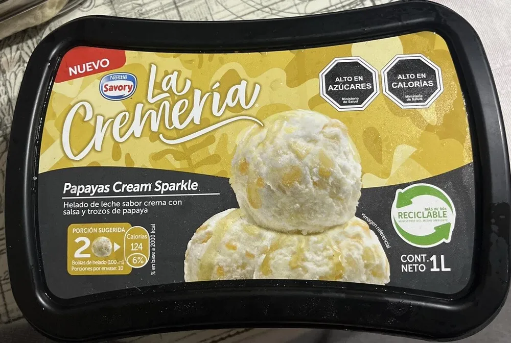 Papayas Cream Sparkle