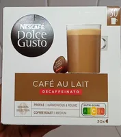 Café au lait decaffeinato