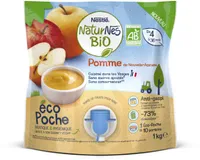 NESTLE NATURNES BIO Eco-poche Pomme - 1kg - Dès 4 mois