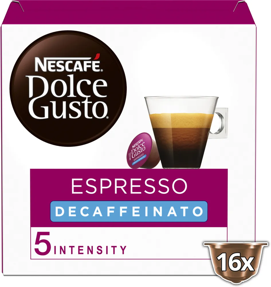Capsules NESCAFÉ DOLCE GUSTO Espresso décaféiné x16