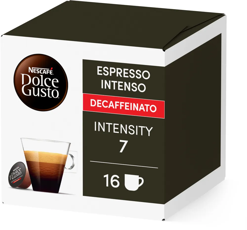 Capsules NESCAFÉ DOLCE GUSTO Espresso intenso décaféiné