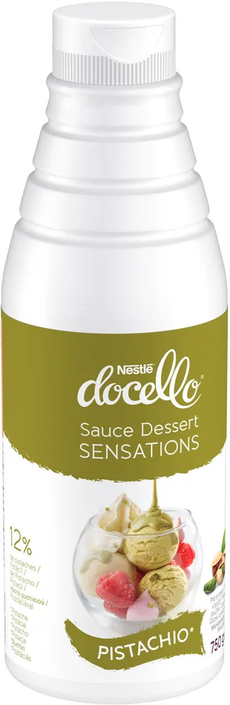 Sauce Dessert Sensations Pistachio NESTLÉ DOCELLO (Pistache) - Bouteille de