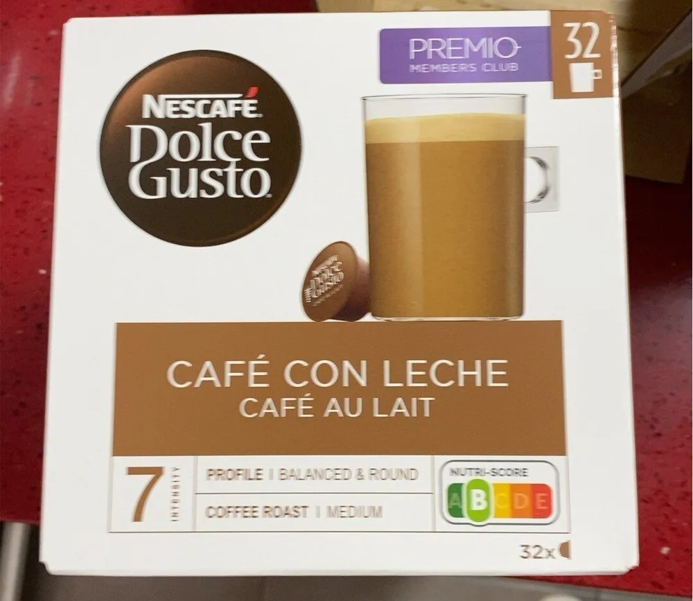 Dolce gusto café con leche