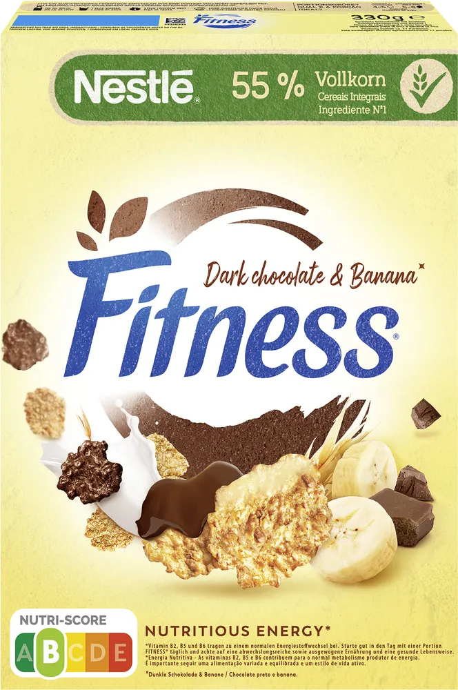 NESTLE FITNESS DARKCHOC & BANANA Cerealien