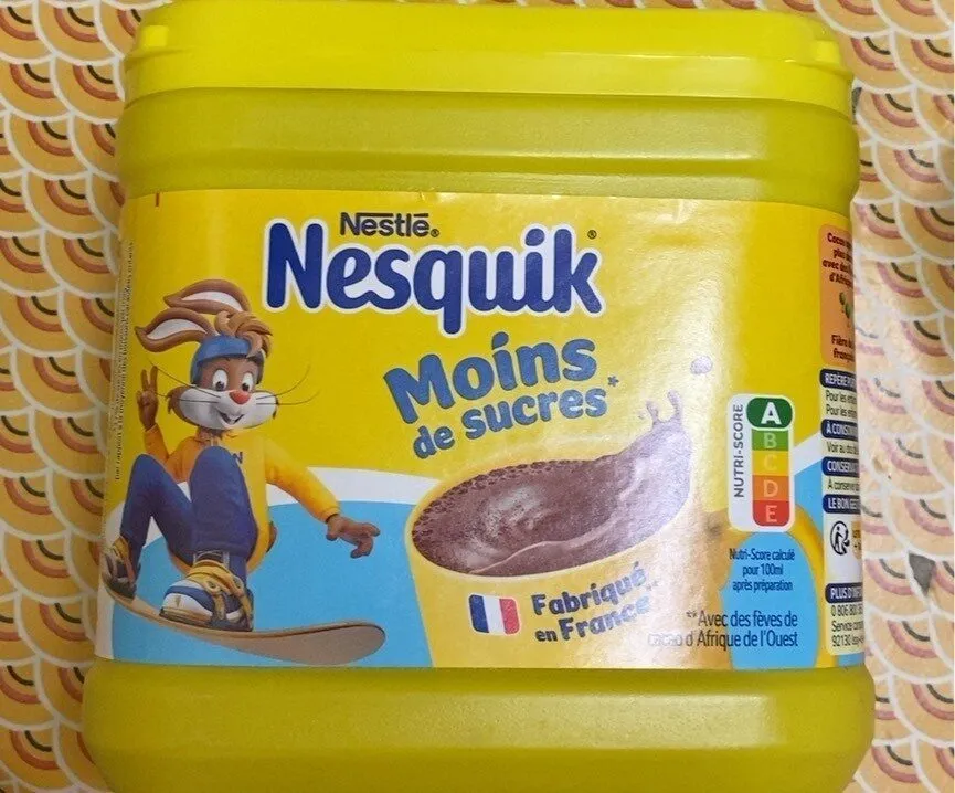Nesquik moins de sucre
