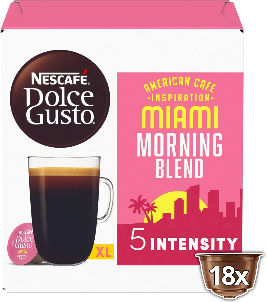 Capsules NESCAFÉ DOLCE GUSTO Miami 18 Capsules 126g