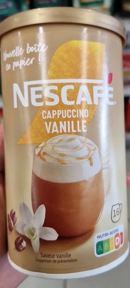 NESCAFÉ® Cappuccino Vanille, Café soluble, Boîte de 276g