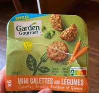 Mini galettes aux légumes Carottes, brocolis, boulgour et quinoa
