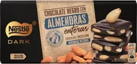 Chocolate negro con almendras