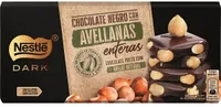 Chocolate negro con avellanas