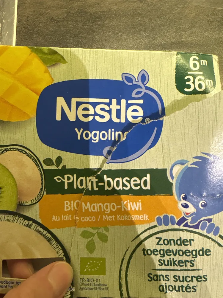 Nestlé Yogolino plantaardig babytoetje mango ki