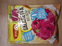 Galaretka, Malinowy smak 50% mniej cukru