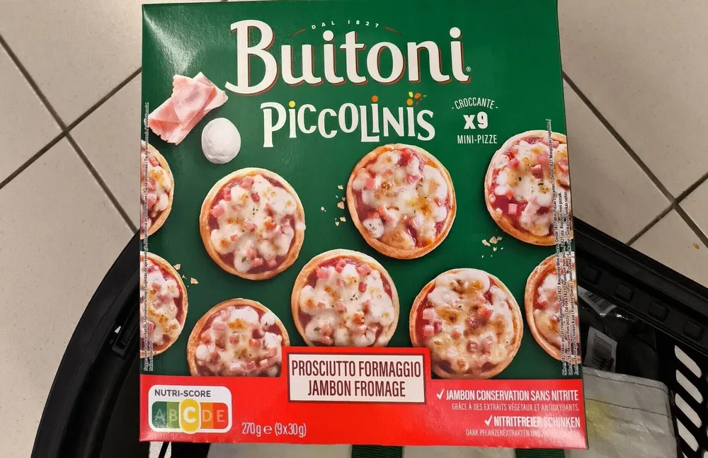 Buitoni piccolinis jamón y queso