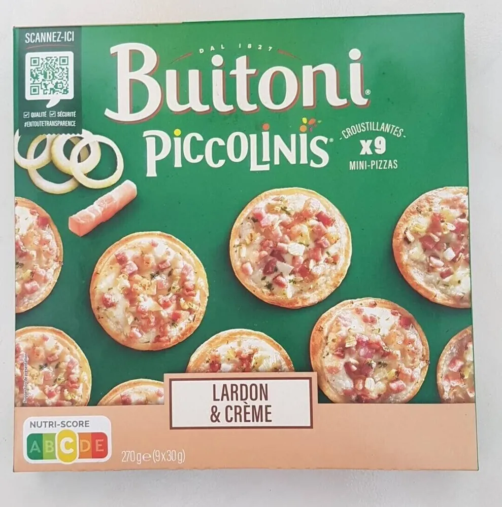 Piccolinis lardon & crème