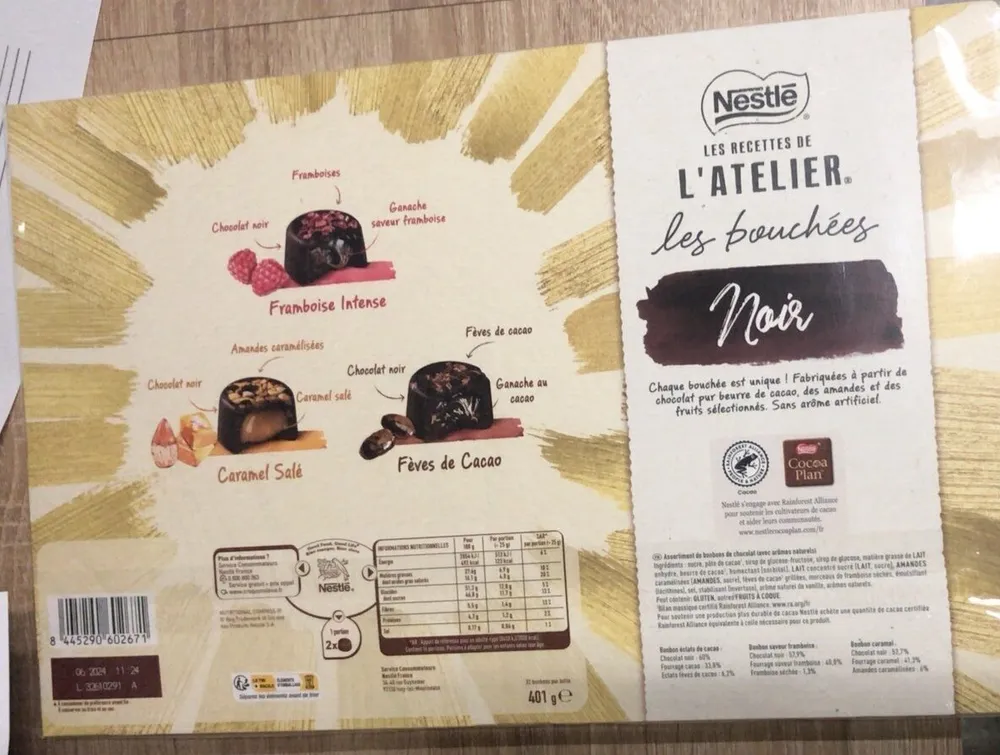 Les recettes de l’atelier les bouchées