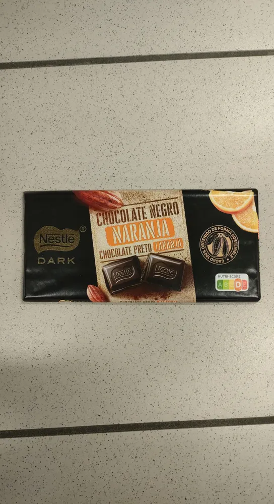 Chocolat noir orange