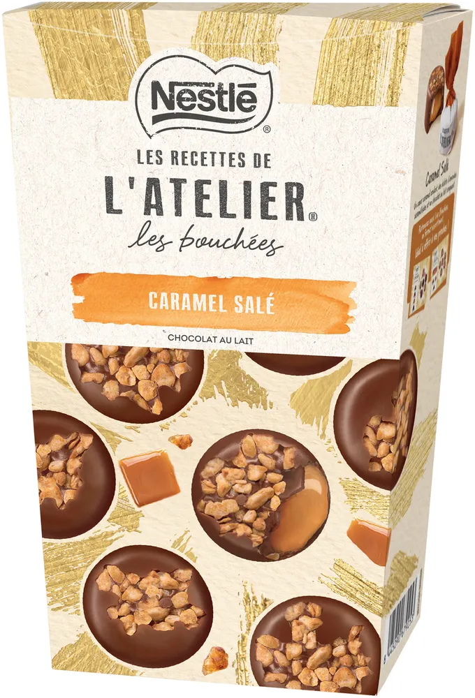 NESTLE L'ATELIER Les Bouchées lait caramel 272g