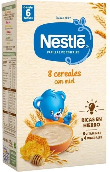8 cereales con miel
