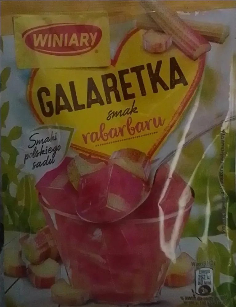Galaretka rabarbar
