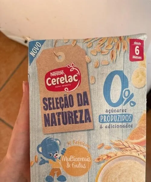 Papa multiceriais e frutas